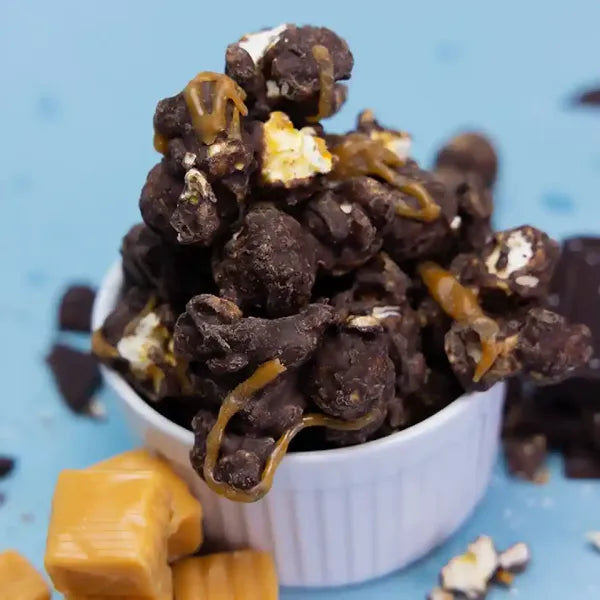 Dark Chocolate Sea Salt Caramel Popcorn - Fundraising